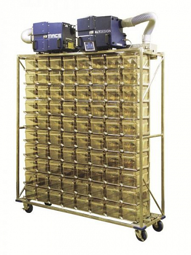 Стеллаж MACS, односторонний для клеток Gentle-Air, 60 клеток