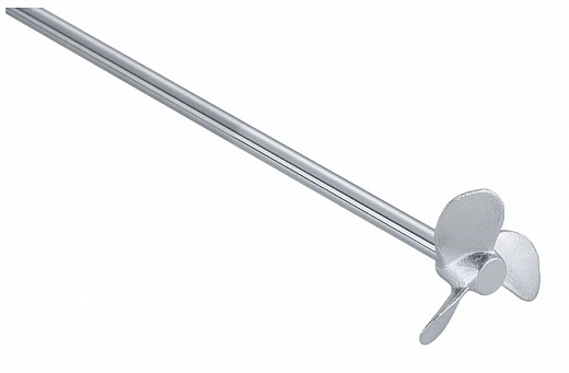 Перемешивающий элемент пропеллерный, 3 закрепленные лопасти, d 55 мм, длина 350 мм, нержавеющая сталь, R 1382