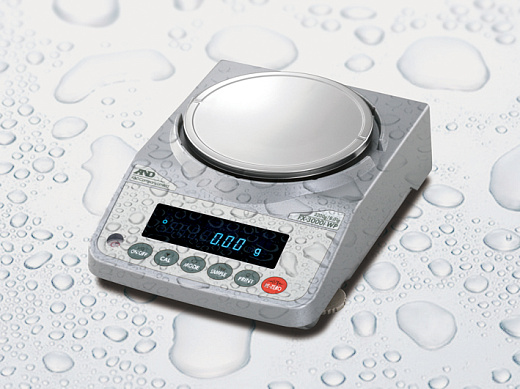 Весы прецизионные, 2200 г/0,01 г, внутренняя калибровка, IP 65, DX-2000WP, A&D