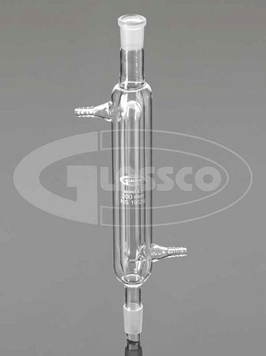 Холодильник прямой, двойной, L 300 мм, керн 19/26, муфта 19/26, Glassco