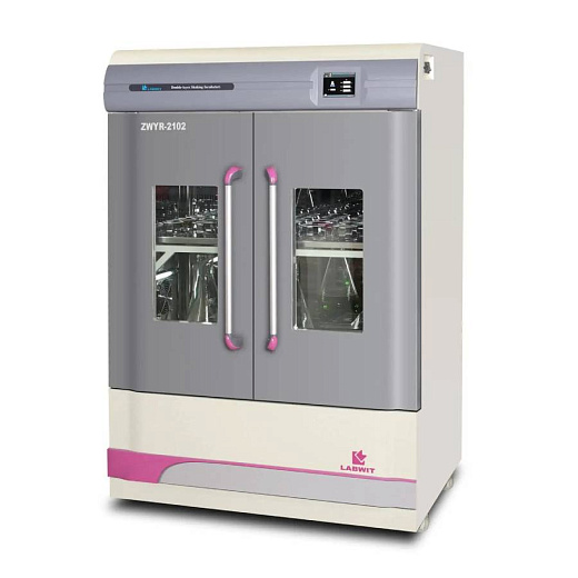 Шейкер-инкубатор двухуровневый, 330 л, ампл. 26 мм, 30-300 об/мин, от +4 до +60°С, платформа 734×458 мм, ZWYR-2102, Labwit