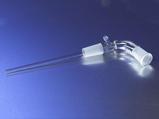 Аллонж изогнутый с отводом, 24/40