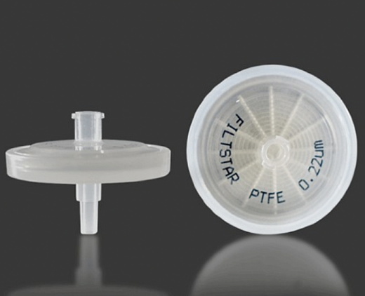 Фильтрующая насадка, d пор 0,45 мкм, d мембраны 50 мм, политетрафторэтилен (PTFE), гидрофобный