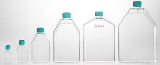 Флаконы культуральные, глухая крышка, обработанная поверхность (CellATTACH), полистирол, стерильные