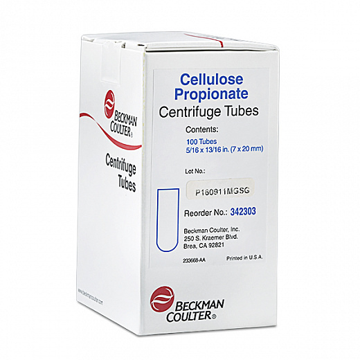 Пробирки 230 мкл, 7х20 мм, ПЦ, круглодонные, 223000g, 100 шт./уп.