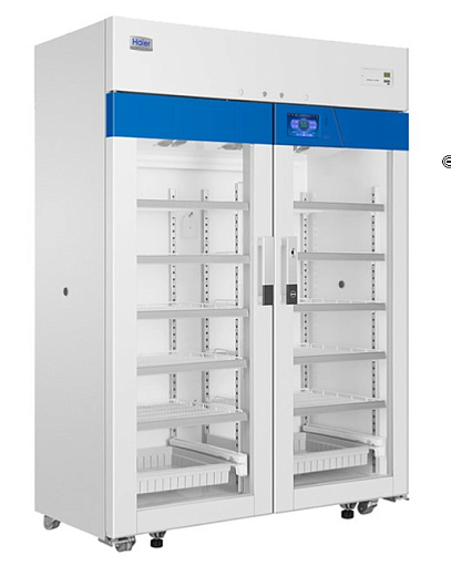 Холодильник, 1099 л, +2…+8 °C,  две двери со стеклом, сенсорный дисплей, HYC-1099T, Haier